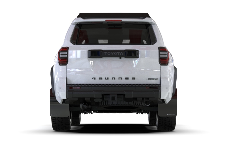 Toyota 4Runner Mud Flaps - Rally Armor - UR Series - Black with White Logo - `25-`27